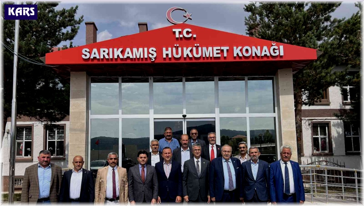 MHP Genel Başkan Yardımcısı Kamil Aydın'dan Sarıkamış Kaymakamı Doğan Kemelek'e ziyaret