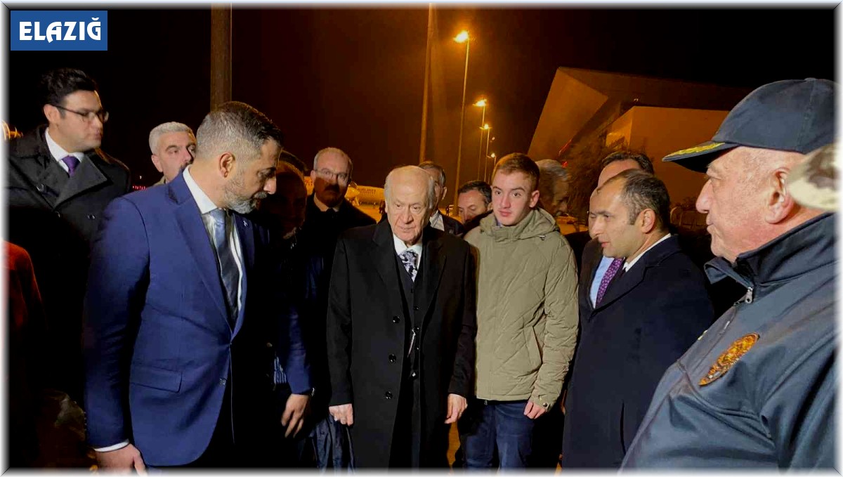 MHP Genel Başkanı Devlet Bahçeli Elazığ'da