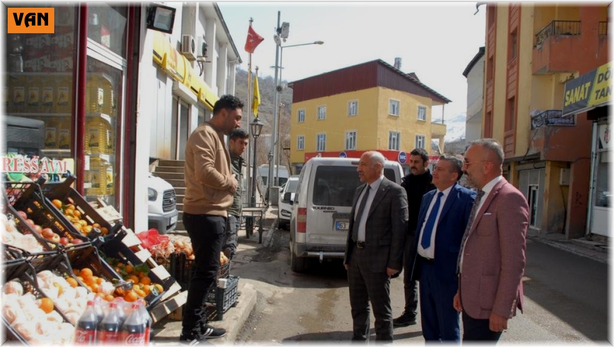 MHP İl Başkanı Güngöralp'tan Çatak esnafına ziyaret