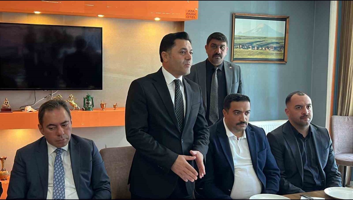 MHP Kars İl Başkanı Adıgüzel basınla buluştu