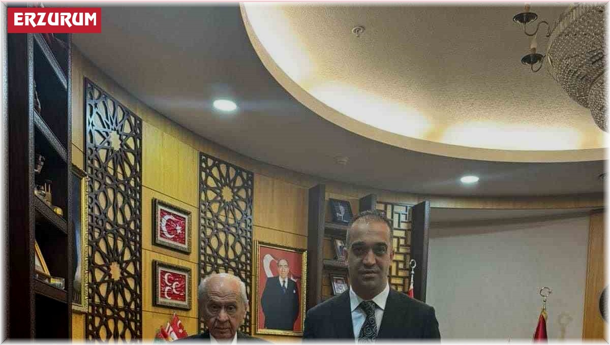 MHP Lideri Bahçeli'ye konuk oldu
