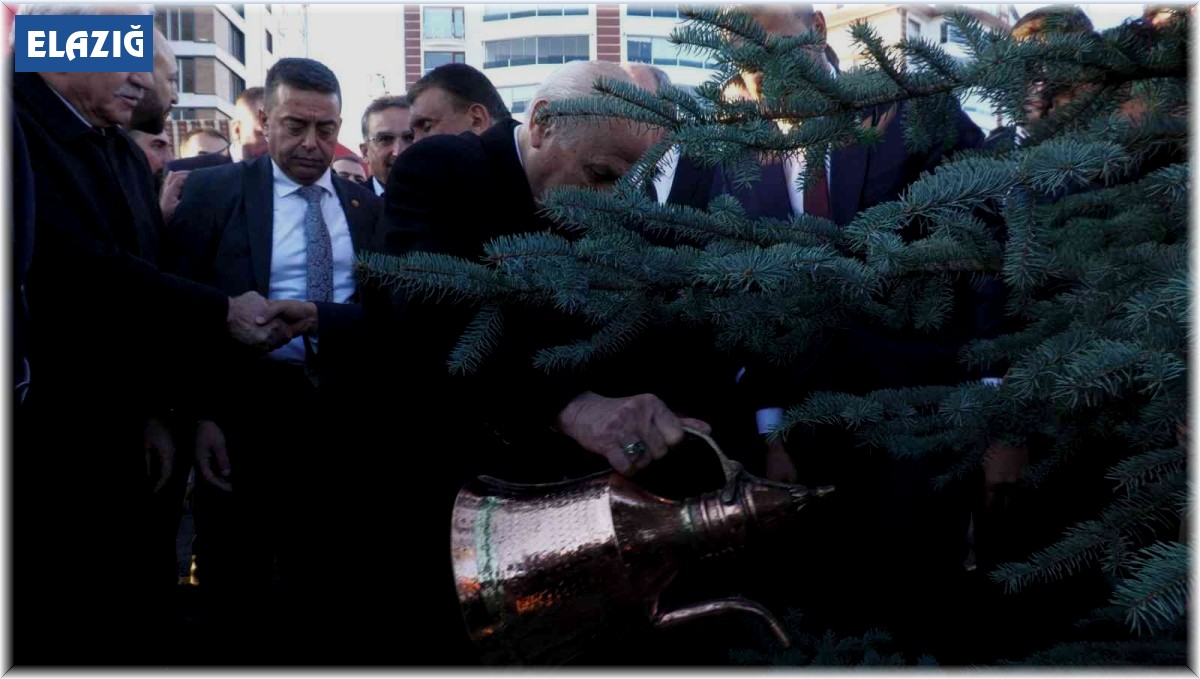 MHP Lideri Devlet Bahçeli, adının verildiği hatıra ormanına fidan dikti