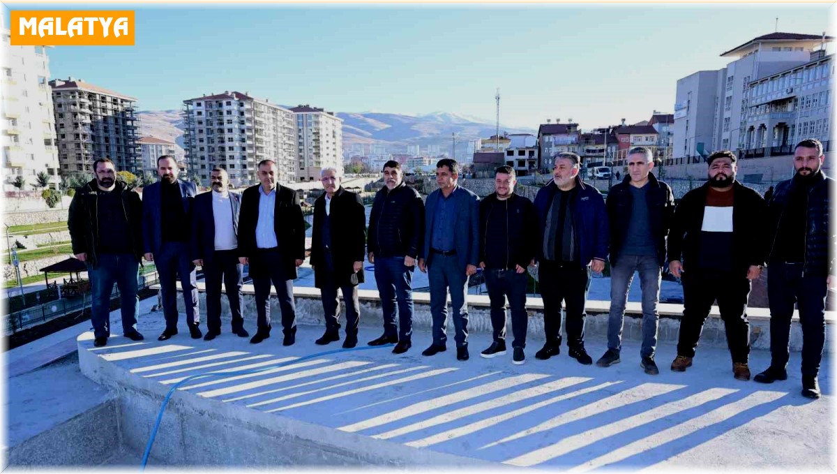 MHP Malatya teşkilatı Başkan Güder'in yatırımlarını gezdi