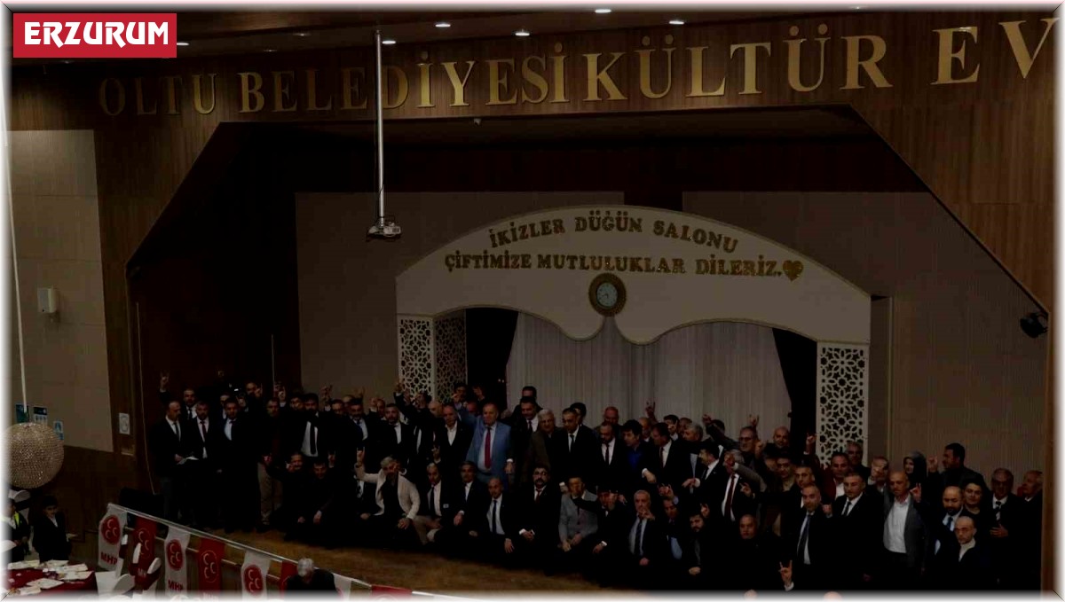 MHP Oltu Teşkilatı 'Cumhur İftar Yemeği' verdi