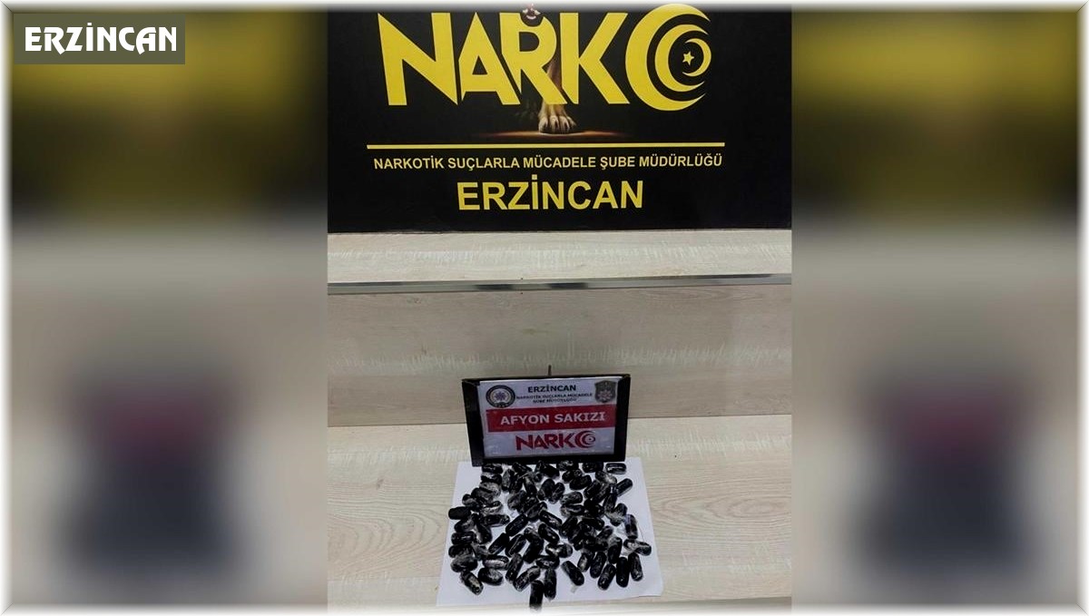 Midesinde 499,23 gram Afyon sakızı taşıyan şahıs tutuklandı