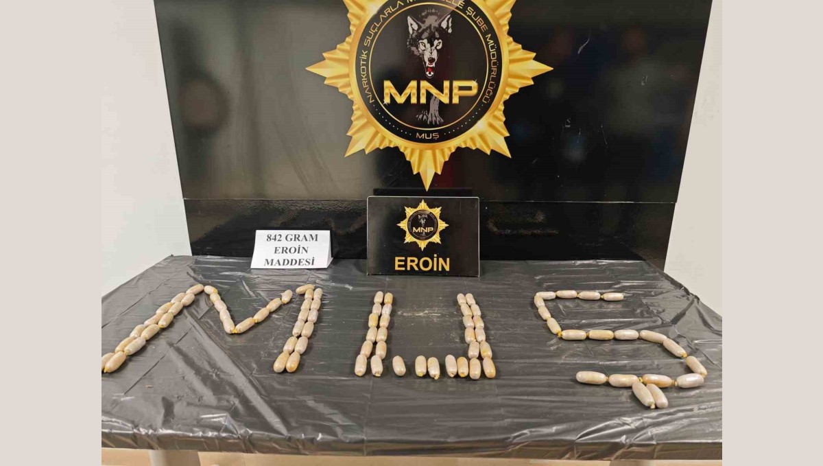 Midesinde 84 kapsül eroin taşıyan şahıs yakalandı