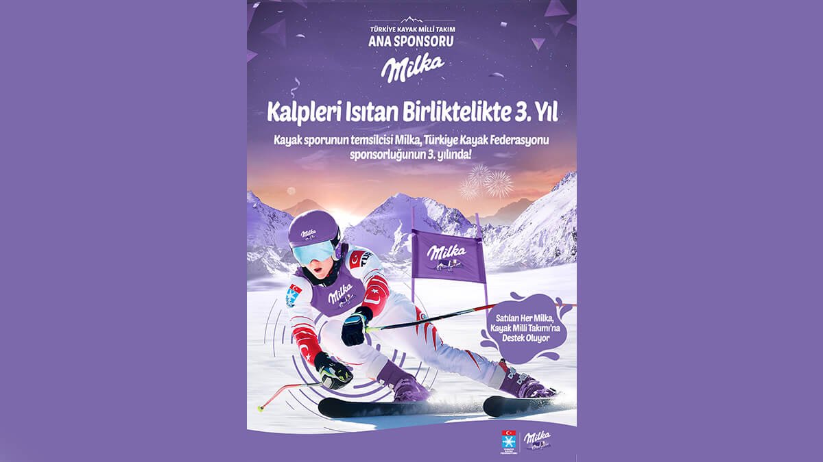 Milka 2021 yılında da Türk Kayağına desteğini devam ettiriyor