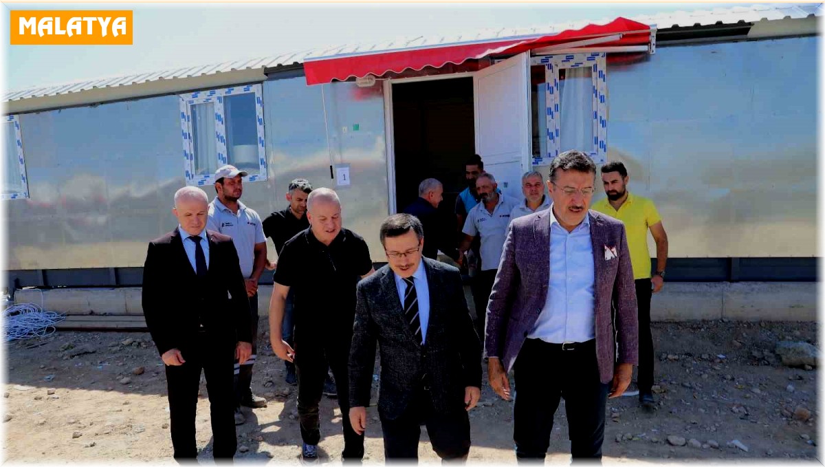 Milletvekili Tüfenkci, Vagon Kent'te incelemelerde bulundu