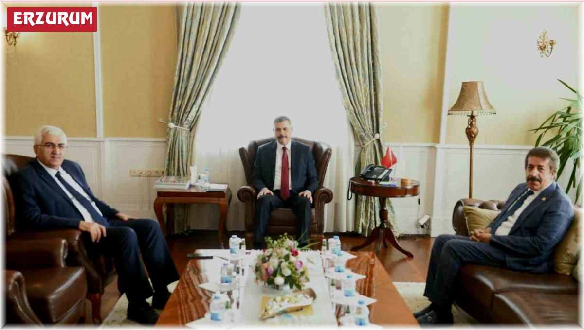 Milletvekilleri Öz ve Fırat'tan Vali Çiftçi'ye ziyaret