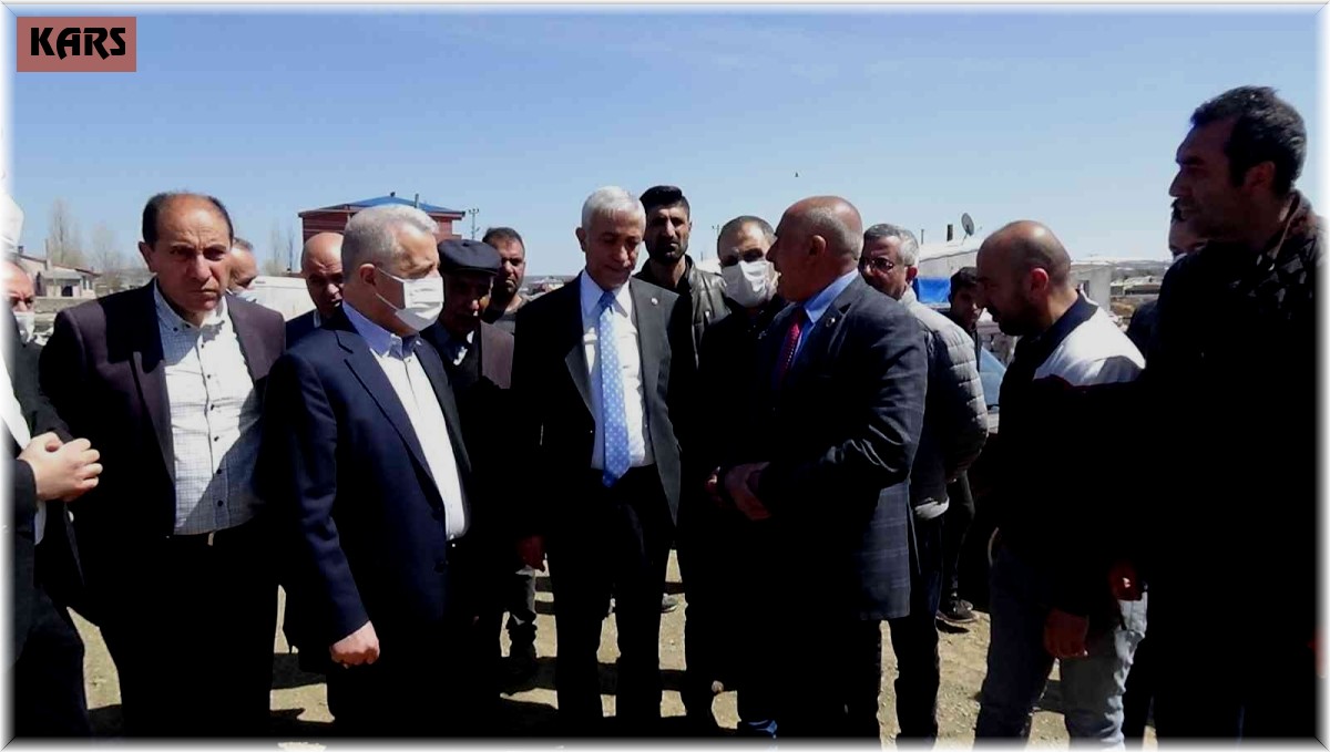 Milletvekilleri sel bölgesinde incelemelerde bulundu