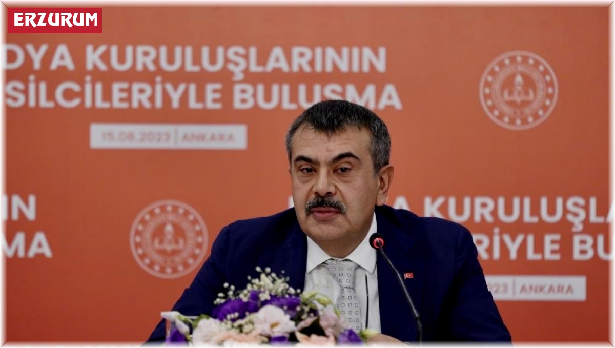 Milli Eğitim Bakanı Tekin Erzurum'a geliyor