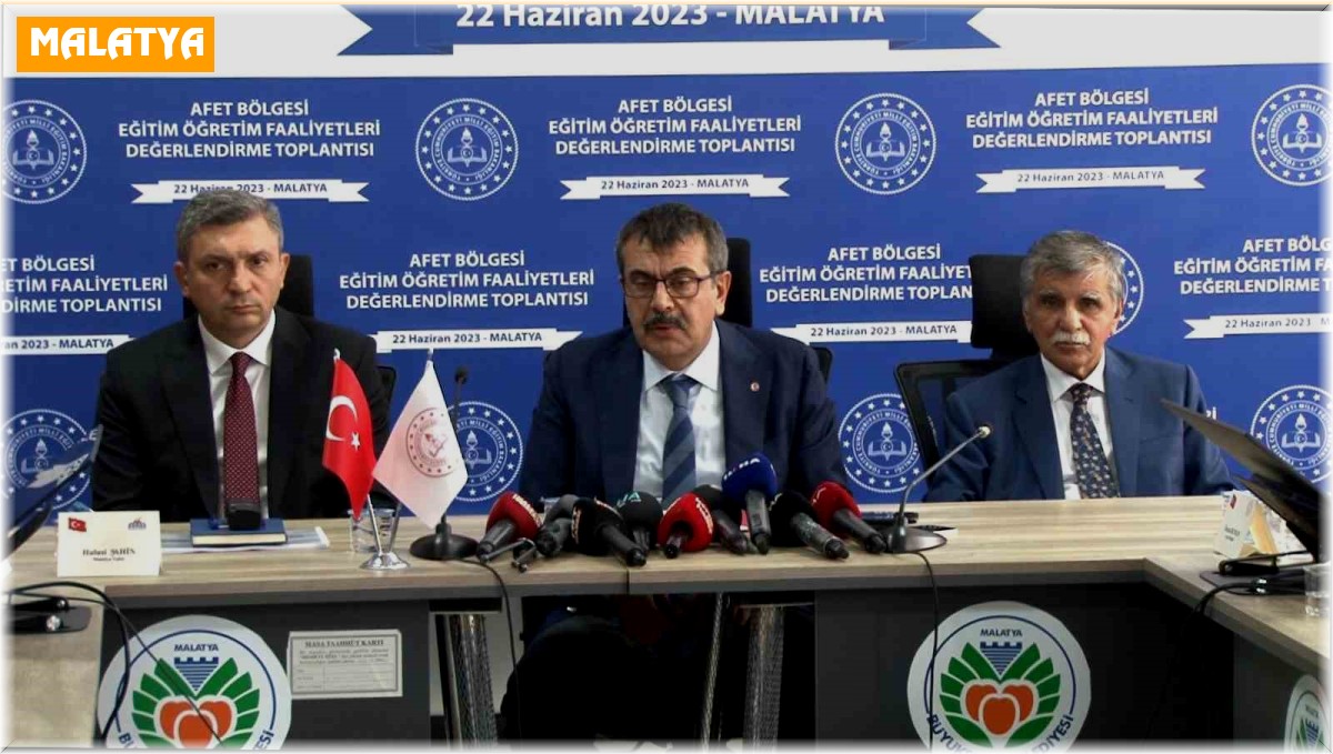 Milli Eğitim Bakanı Tekin, Malatya'da incelemelerde bulundu