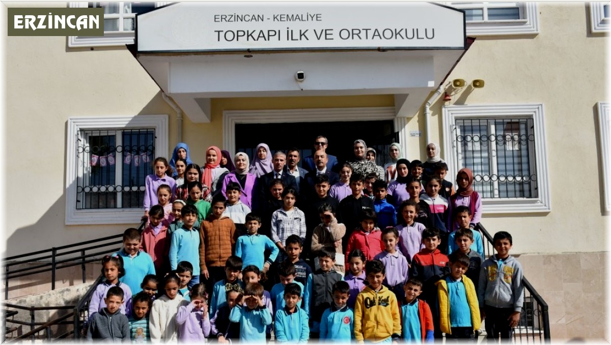 Milli Eğitim Müdürü Kartal, Kemaliye'de okulları denetledi