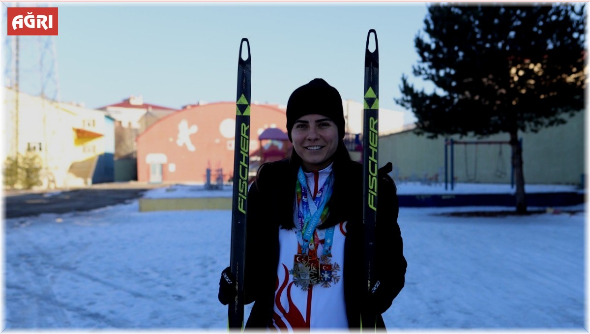 Milli kayakçı Zozan Malkoç, Ağrı’da kız çocuklarını spora kazandırarak yeni sporcular yetiştiriyor