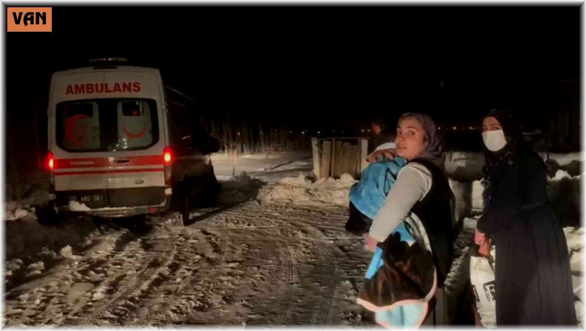 Minik Miran 2 saatlik çalışma sonucu hastaneye yetiştirildi