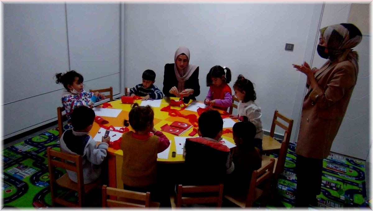 Minik öğrenciler Cumhuriyet Bayramı'nı coşkuyla kutladı