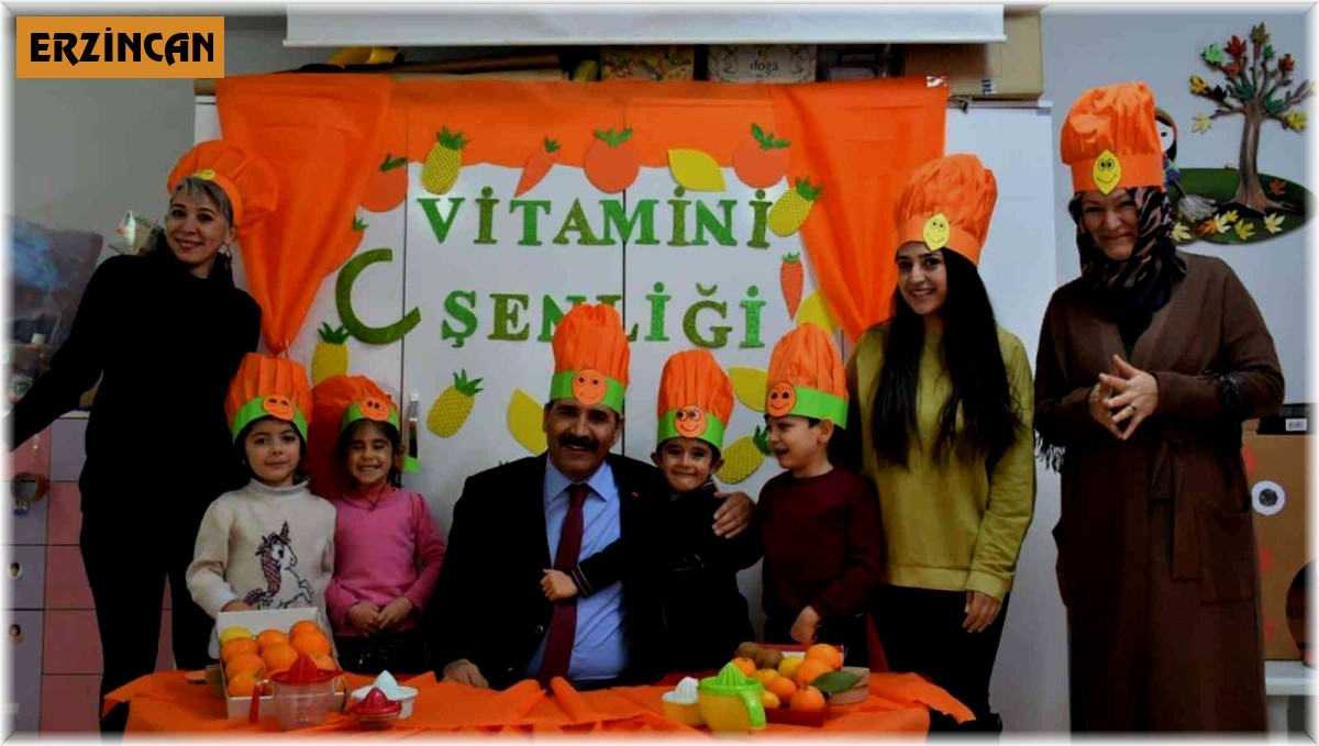 Minik öğrencilere sağlıklı yaşam için 'C Vitamini Şenliği'