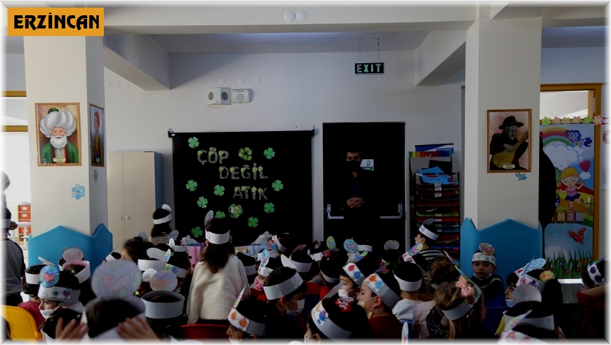 Minik öğrencilere sıfır atık ve çevre eğitimi