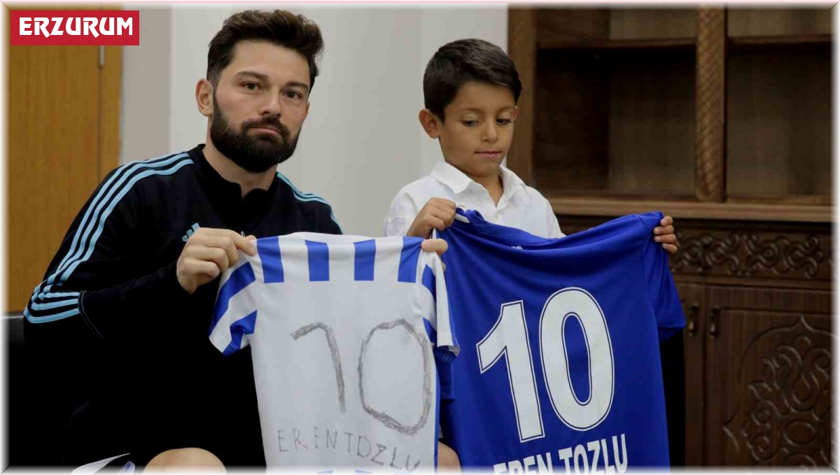 Minik taraftar hayaline kavuştu