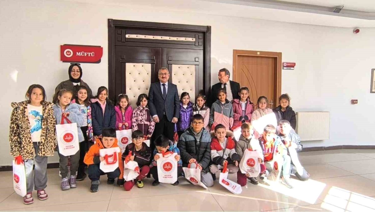 Miniklerden Müftülüğe ziyaret