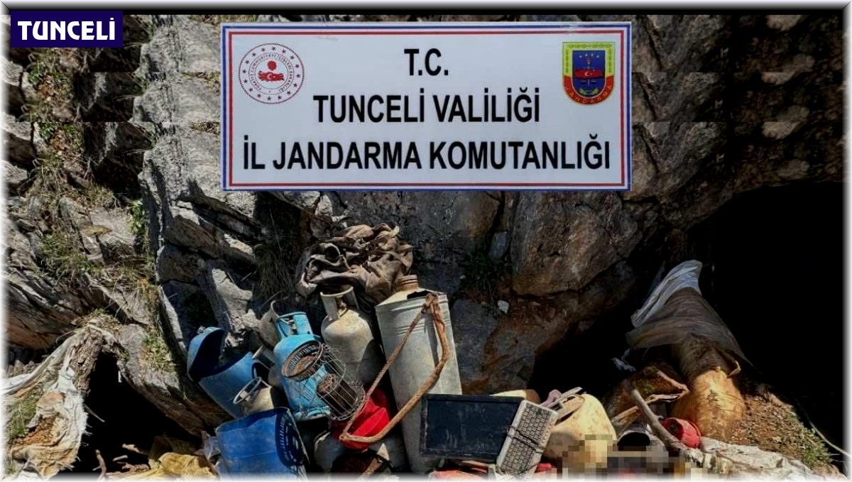 MİT tespit etti, Tunceli'de teröristlerin inlerine girildi