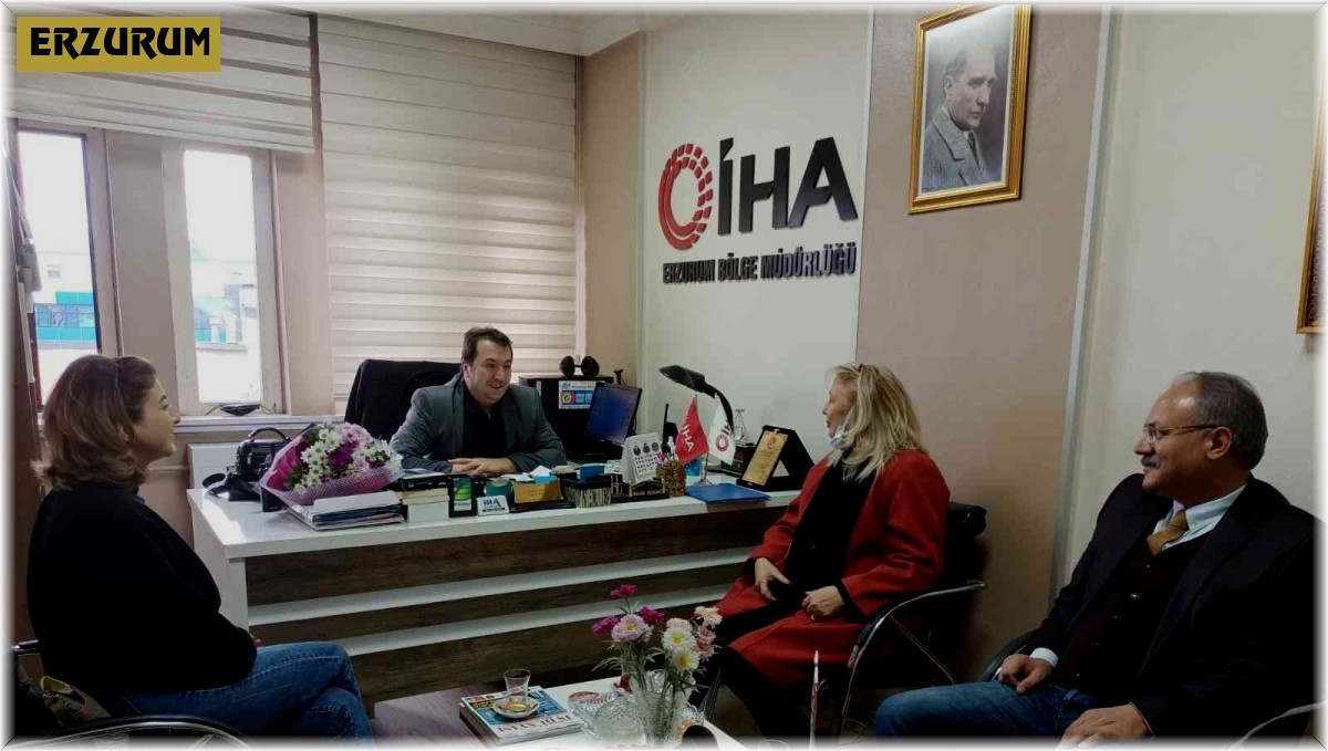 Mobbing ile Mücadele Derneği'nden İHA'ya geçmiş olsun ziyareti