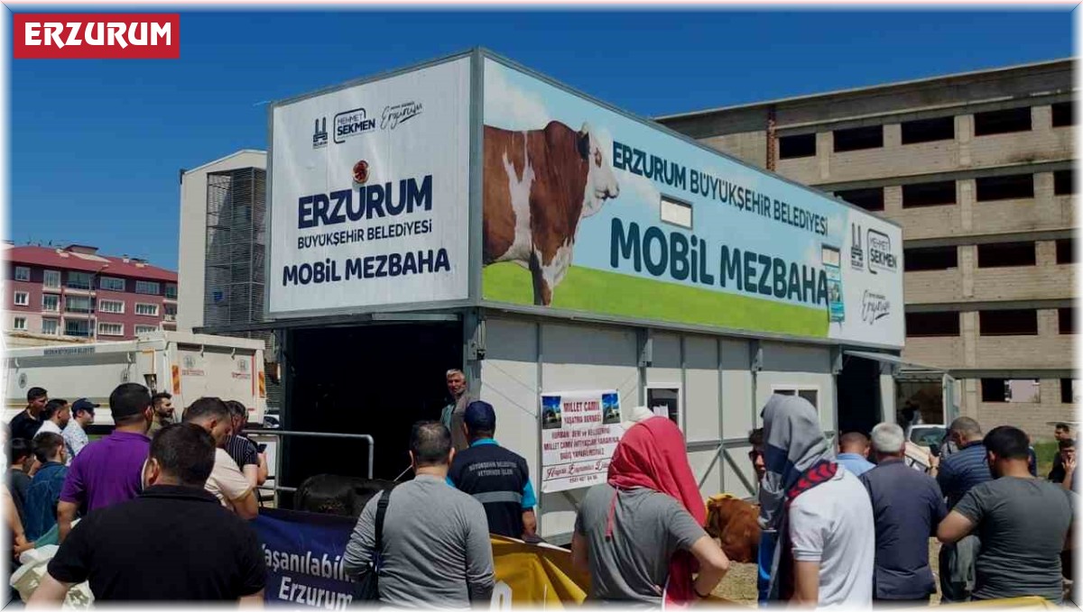 Mobil kurban kesim yerleri rağbet gördü