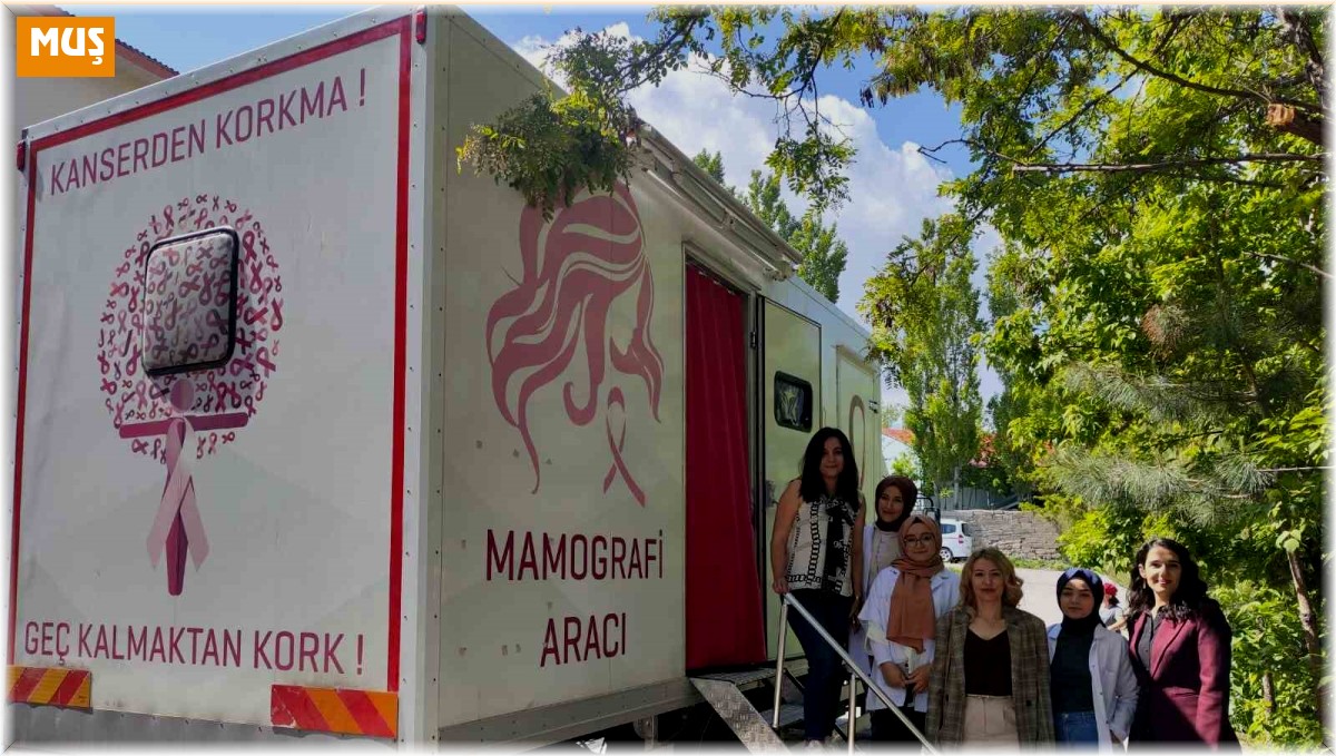 "Mobil Mamografi Aracı" Bulanık'ta