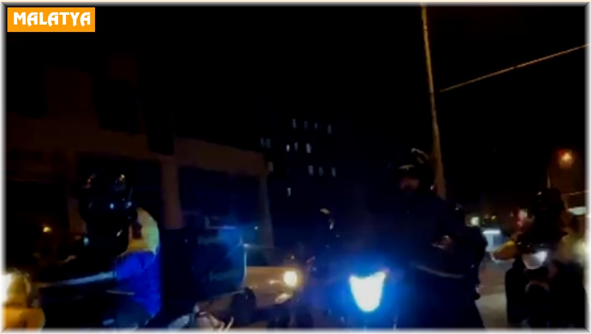 Moto kuryeler kaza kurbanı Berker için korna çaldı