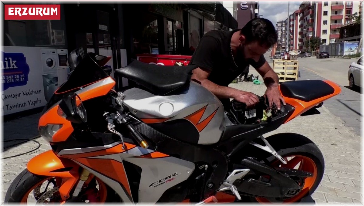 Motorsiklet sürücülerinden serzeniş