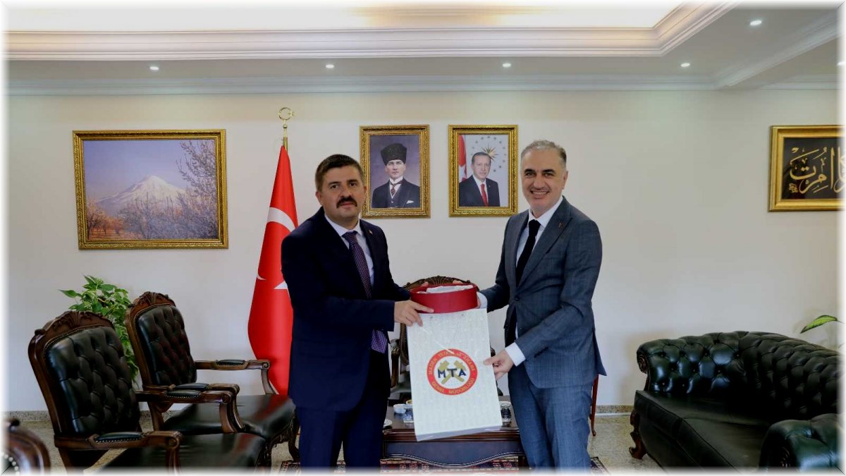 MTA Genel Müdürü Erdoğan'dan Vali Sarıibrahim'e ziyaret