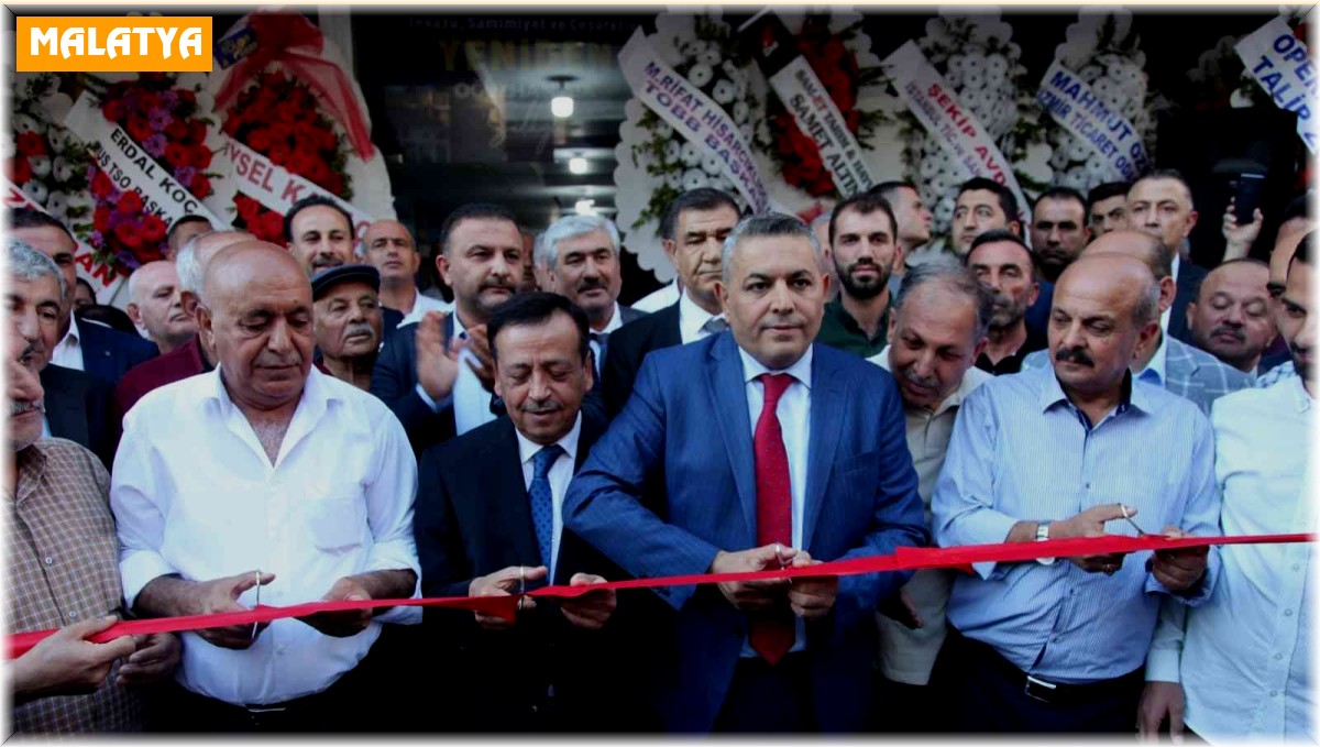 MTSO Başkanı Sadıkoğlu'nun Seçim Ofisi açıldı