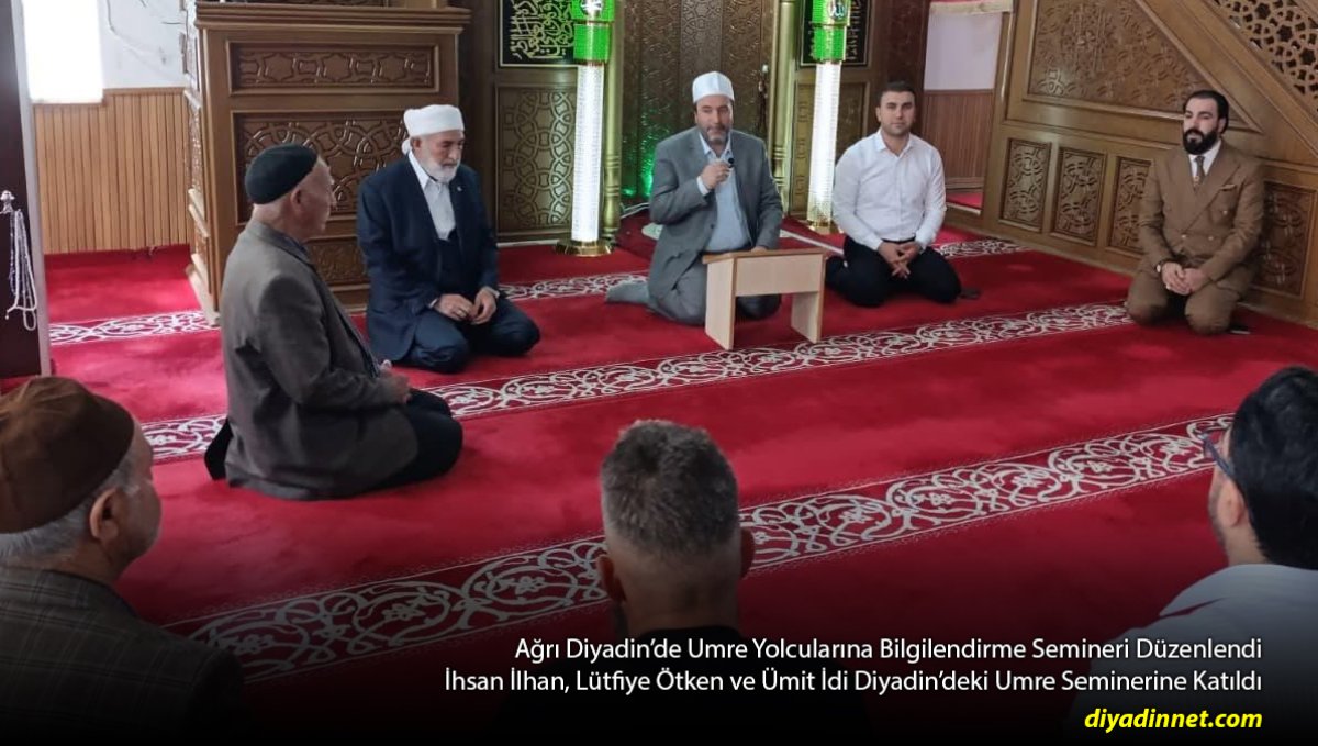 Mübarek Yolculuk Öncesi 2 Kritik Başlık: Diyadin'de Umre Semineri