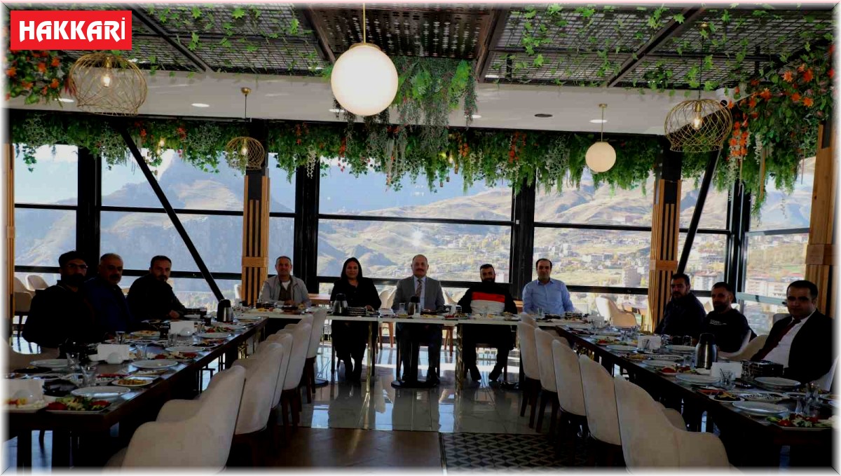 Müdür Kaya, gazetecilerle kahvaltıda bir araya geldi