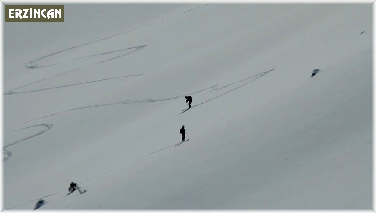 Munzur Dağlarında dağ kayağı keyfi