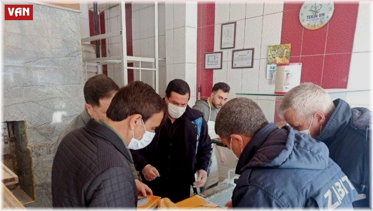 Muradiye'de gıda denetimi