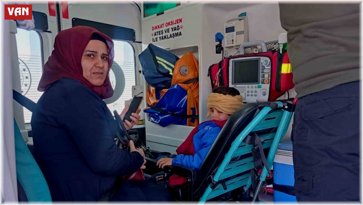 Muradiye'de hasta kurtarma operasyonu