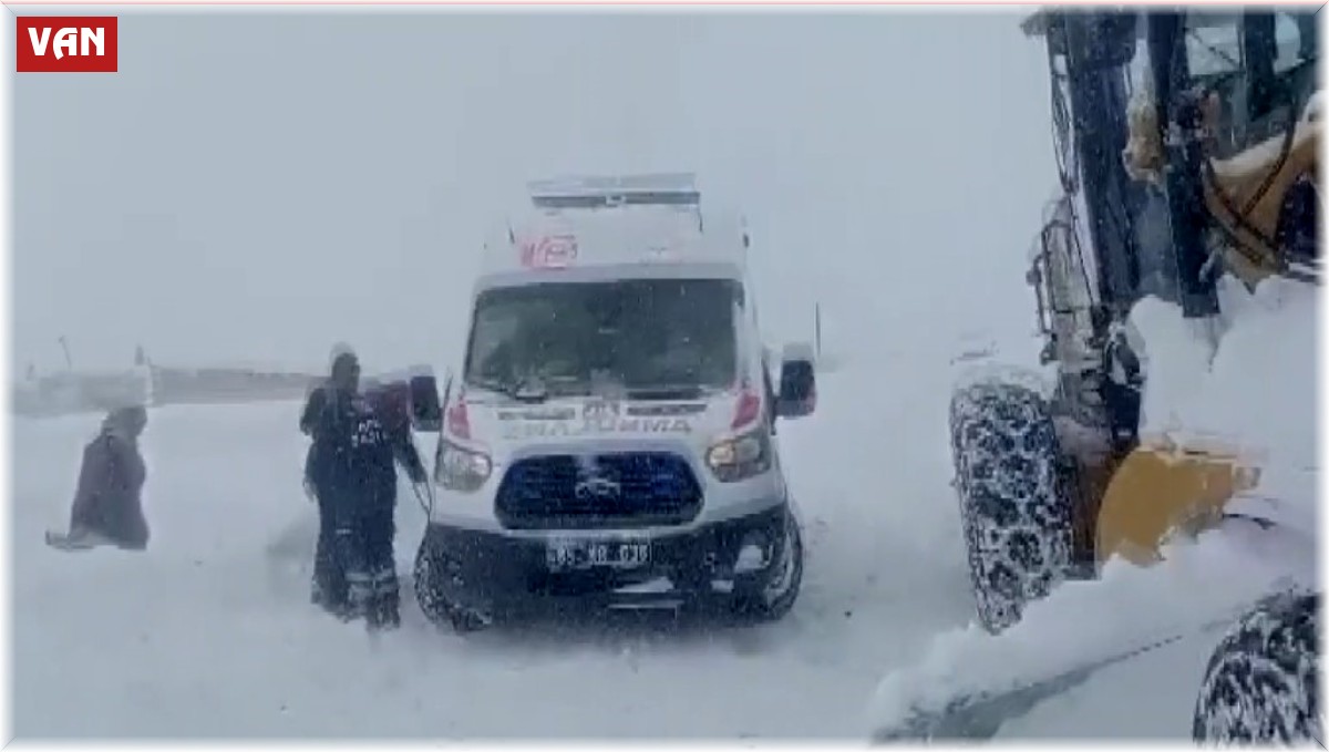 Muradiye'de hasta kurtarma operasyonu