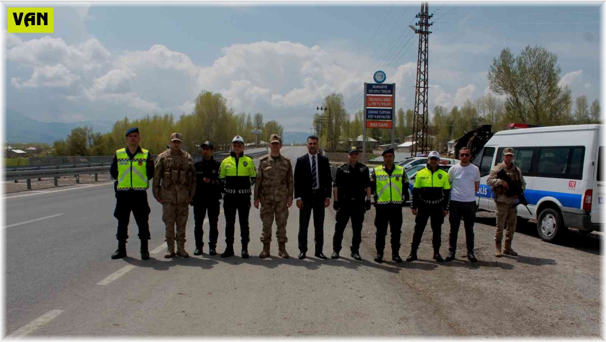 Muradiye'de trafik denetimi