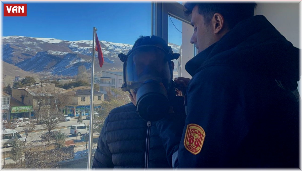 Muradiye'de yangın önleme tatbikatı yapıldı