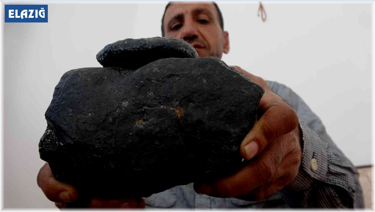 Murat Nehri kıyısında gezerken 'göktaşı' buldu