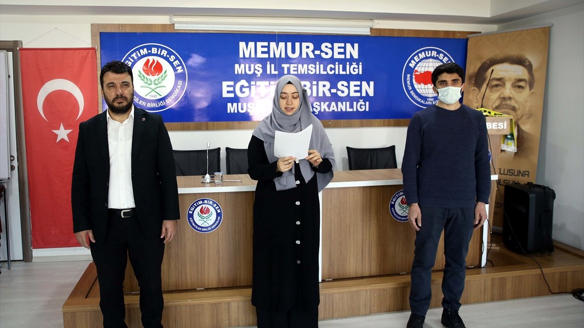 Muş, Bitlis ve Hakkari'de Memur-Sen üyelerinden 28 Şubat açıklaması