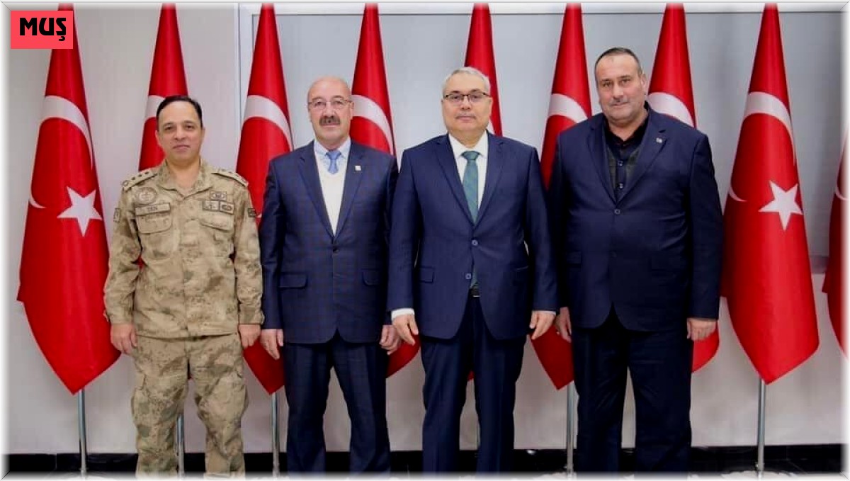 Muş Damızlık Birliği Başkanı Aral'dan Vali Gündüzöz'e ziyaret