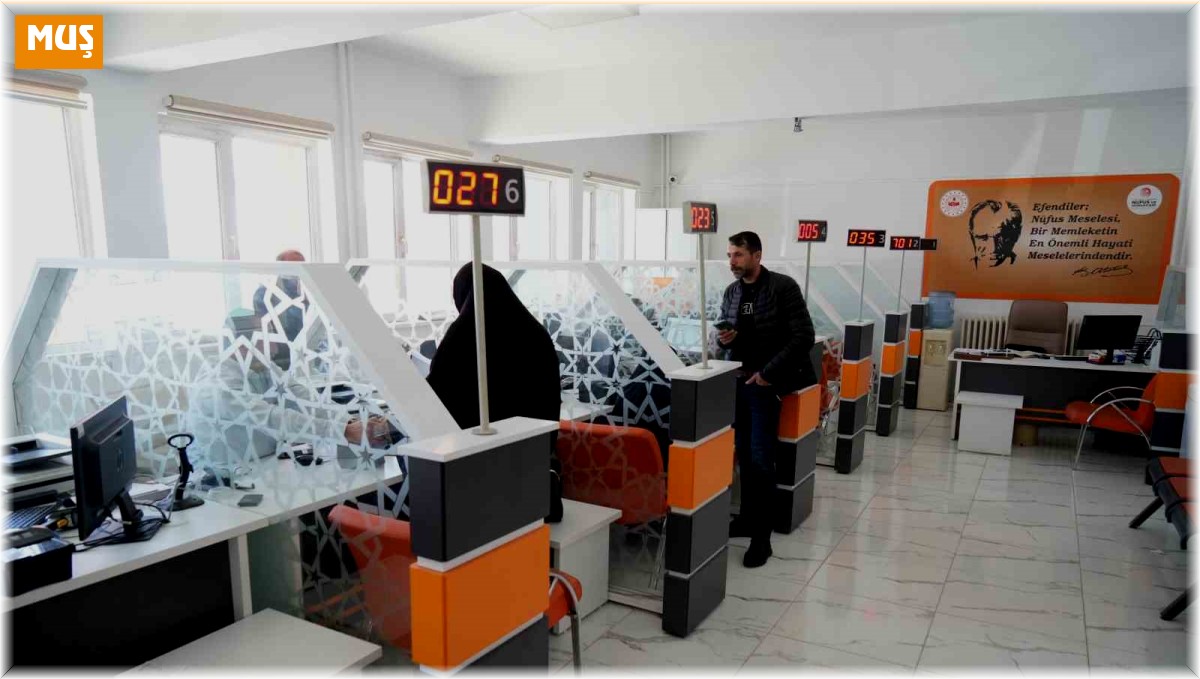 Muş İl Nüfus Müdürlüğü seçim günü açık olacak