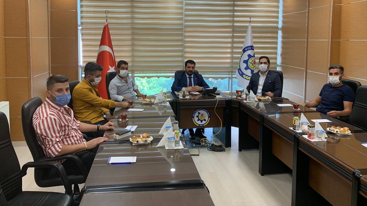 Muş Restorant ve Lokantalar Derneği'nden TSO Başkanı Koç'a ziyaret