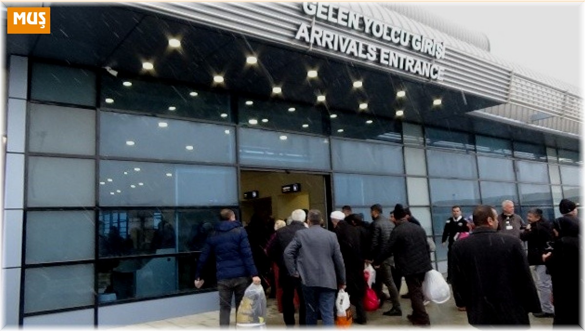 Muş Sultan Alparslan Havalimanında bir ayda 25 bin 528 yolcuya hizmet verildi