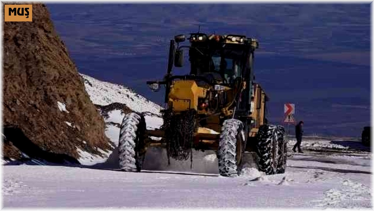 Muş'ta 10 köy ve 21 mezranın yolu ulaşıma kapandı