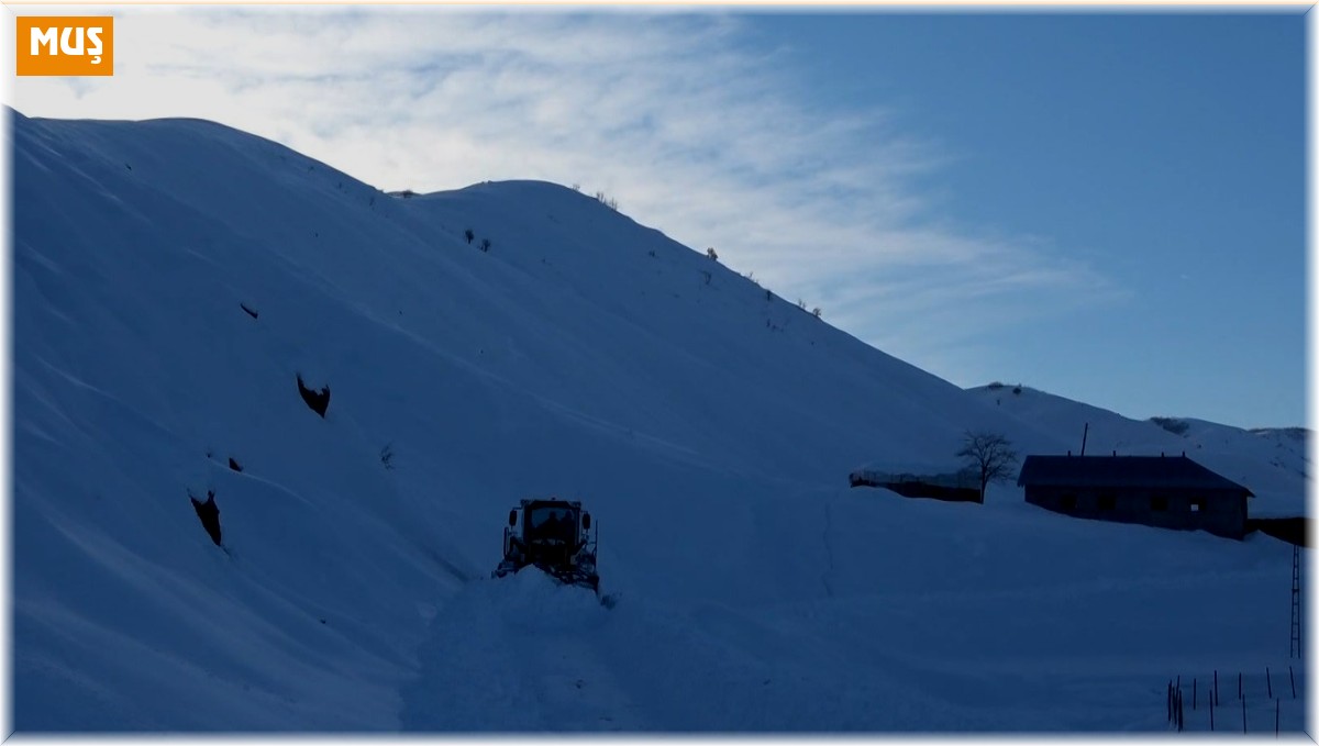 Muş'ta 107 köy yolu ulaşıma açıldı
