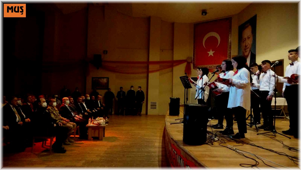 Muş'ta 12 Mart İstiklal Marşı'nın Kabulü ve Mehmet Akif Ersoy'u Anma etkinliği