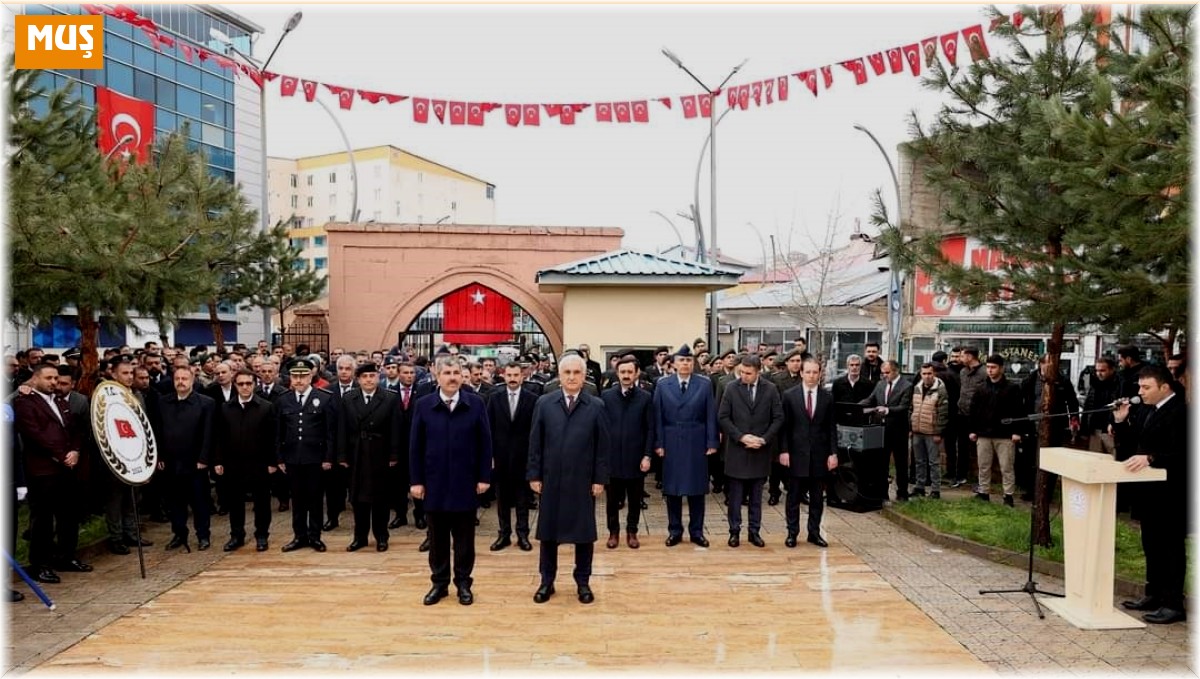 Muş'ta 18 Mart Çanakkale Zaferi ve Şehitleri Anma Günü programı düzenlendi
